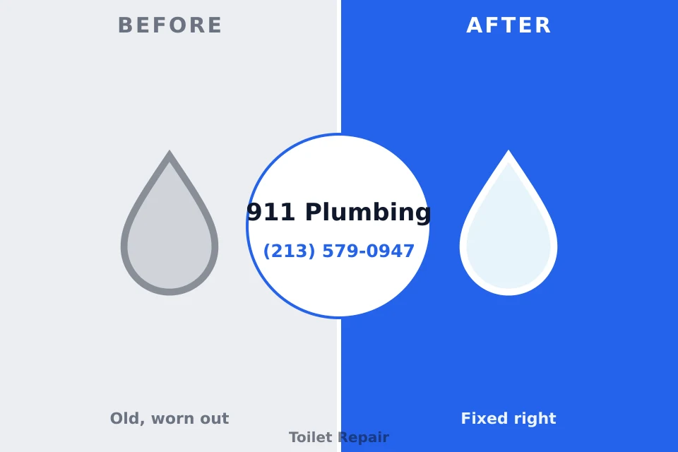 Before and after: plumbing repair Elizabethton, TN